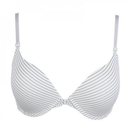 

Spdoo Sexy Front Closure Bralette Brassiere For Women Push Up Bras Fashion Ladies Striped Lingerie