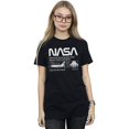 thumbnail image 2 of NASA T-Shirt Boyfriend en Coton pour Femmes Navette Spatiale, 2 of 4