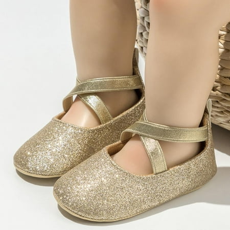 

Baby Girls Flats Infant Princess Wedding Party Dress Shoes Toddler First Walking Shoes Crib Shoes