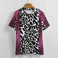 thumbnail image 3 of Animal Print Patterns T Shirts Basic T-Shirt Short Sleeve Ladies Tee Shirt Summer Graphic Clothing, 3 of 6