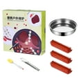 thumbnail image 1 of Disposable Barbecue Grill,Disposable BBQ Grill Fast Portable Disposable Charcoal Grill Mini Charcoal Barbecue Grill World-Class Design, 1 of 12