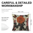 thumbnail image 2 of rose butterflies fencelinen throw pillowcase decoration pillowcase gifting preferred 20x20 inch cushion cover 4 sets sofa pillowcase sofa bedroom living room car, 2 of 8