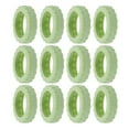 thumbnail image 1 of Unique Bargains Housse de Roues de Valise, Lot de 12 Housses en Silicone pour Roues de Bagage Cabine, Housses de Roues de Valise, Vert, 1 of 7