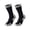 Black -AN14, variant on Domzle Hiking Socks, Moisture Wicking Breathable Cushioned Running Socks, Anti-Blister Socks for Men Women Gray
