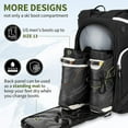 thumbnail image 3 of RUPUMPACK Ski Boot Bag 55L Waterproof Snowboard Boots Backpack for Helmet Jacket Goggles Gloves, 3 of 6