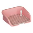 thumbnail image 3 of Inodoro para perros, l para cachorros, entrenamiento de mascotas grande con soporte para de pared interior, perro interior Rosa Yuyangstore Bandeja de aseo para gatos, 3 of 8
