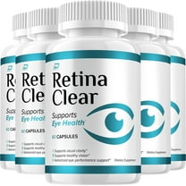 Retina Clear Eye Support Supplement – RetinaClear Capsules Eye Vitamins Healthy Vision,5 Pack, 300 Capsules