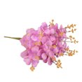 thumbnail image 3 of Moyic Flor artificial de plástico 20 cabezas 5 ramas 50 cm dormitorio centro comercial fiestas decorativas flores falsas decoración rosa Jardín y Patio Violeta Moyic HA063268-03, 3 of 6