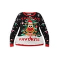 thumbnail image 5 of No Boundaries Christmas Sweater, Midweight, Women's and Women’s Plus, 5 of 5