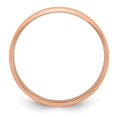 thumbnail image 4 of Auriga Fine Jewelry 14K Rose Gold 5mm Lightweight Milgrain Half Round Wedding Band for Women Size 4.5, 4 of 6