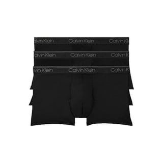 Calvin Klein Men`s Microfiber Boxer Briefs 4 Pack (Black(NP2431