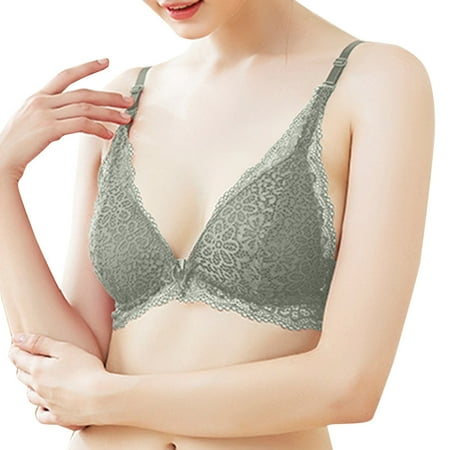 

Zrbywb Fashion New Women Bra Underwear Women Full Cup Thin Underwear Plus Size Wireless Sports Bra Lace Bra Cover Cup Large Size Vest Bras