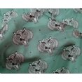 thumbnail image 4 of oneOone Silk Tabby Fabric Animal Face Block Print Fabric By The Yard 42 Inch Wide, 4 of 4