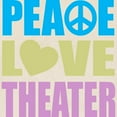 thumbnail image 3 of CafePress - Peace Love Theater Tote Bag - Unisex Canvas Tote Bag, Beige, 1-Piece, 3 of 8