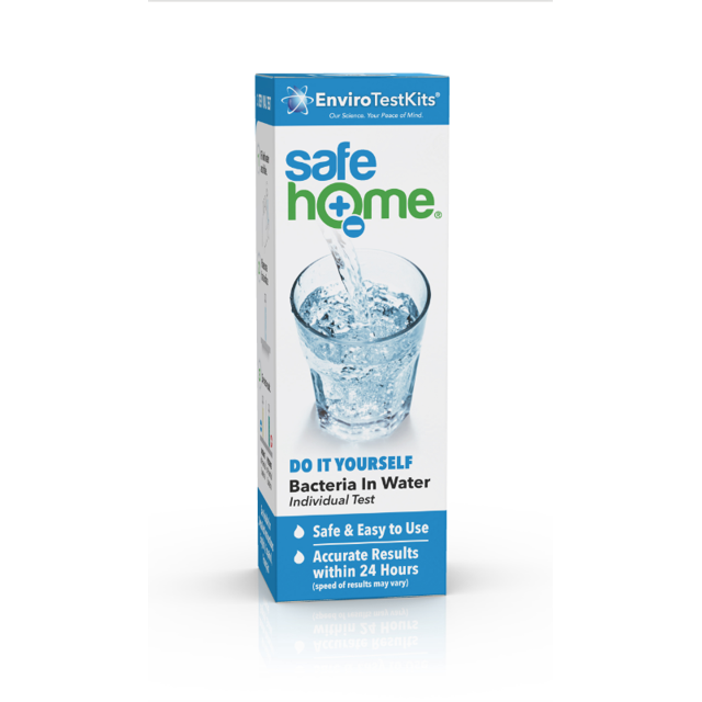 Safe Home- Prueba de bacterias en agua. Safe Home Test de pruebas