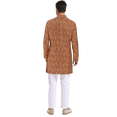 thumbnail image 2 of Men's long-sleeve Kurta coat, Indian ethnic royal suit, stand collar, wedding and festive party blazer, 2 of 4