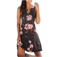 thumbnail image 2 of Fankiway Robe Débardeur d'Été Décontractée pour Femmes Imprimé Floral Robe de Plage Sans Manches Robes Sans Manches pour Femmes Grande Taille, 2 of 5