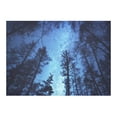 thumbnail image 2 of MYPOP Forest Night Sky Starry Night Cotton Linen Tablecloth 60x84 Inches, Cosmos Galaxy Milky Way Table Cloth Cover for Kitchen Party Home Decor, 2 of 6