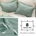 thumbnail image 5 of U by Bedsure King Washed 3 Pieces Duvet Cover Set,with Zipper Closure,Sage Green, 5 of 6