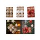 thumbnail image 5 of 6x Bolas de Navidad Decorativas 8cm Bolas Decorativas Bolas de Navidad Colgantes Charm, 5 of 5