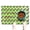 Kawaii Green, variant on Boho Tropical Paradise Non-Slip Dog Feeding Mat - Absorbent Food Pad - Vibrant Neon Aesthetic - Multi-Layer Structure - Keeps Floors Tidy