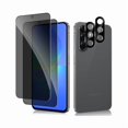 thumbnail image 1 of Chenchen For Galaxy A37 5G Privacy Screen Protector, [2+2 Pack] 9H Hardness Anti-Spy Tempered Glass +Camera Lens Protector, Anti-Fingerprint, Anti-Scratch Compatible with Samsung Galaxy A37 5G, 1 of 1