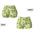 thumbnail image 5 of Kdxio Cute Dinosaurs Cartoon Print Workout Shorts for Women Seamless Soft Smooth Gym Yoga Scrunch Active Shorts, 5 of 9
