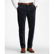 New Brooks Brothers Mens Clark Fit Wide Wale Stretch Navy Blue Corduroys (32x30)