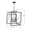 thumbnail image 5 of Yosemite Home Decor Alpha 9-Light Chandelier in Distressed Antique Brass Finish - 20.62 x 36 x 20.62, 5 of 5