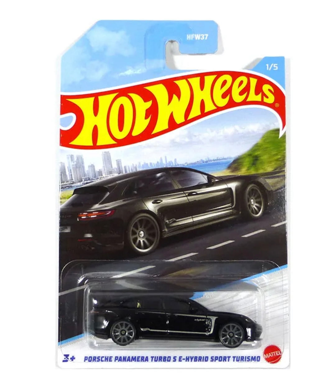 Hot Wheels Luxury Sedans 1:64 Scale Toy Vehicle Porsche Panamera for Kids 3 Years & Older & Collectors