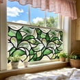 thumbnail image 3 of Vintage Geometric Glass Window Privacy Film, Glass Window Film for Bathroom & Front Door, Static Cling Decorative Window Stickers Day and Night Privacy Sun Heat Blocking,17.7"x39.4", 3 of 7