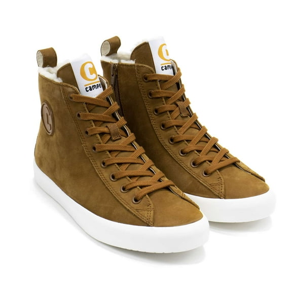 Camper Women's Imar Cope High Top Sneaker, Brown,7 M US
