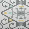 thumbnail image 2 of Simply Daisy, 14" x 20" Jodhpur Medallion 2 Gray Decorative Abstract Outdoor Throw Pillow, 2 of 3