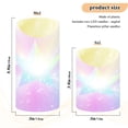 thumbnail image 6 of 2 PCS Tilted Flameless Candles Flickering LED Lights Battery Operated Candles with Remote Timers for Holiday Decor Rainbow Gradient Stars, 6 of 8