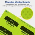 thumbnail image 5 of Avery Rectangle Scalloped Labels, Bright Green, 2" x 3", 640ct, 5 of 11