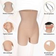 thumbnail image 3 of Women High Waist Shaper Panty Mid Thigh Boned Control Knickers Slimming Shapewear Shorts, 3 of 6