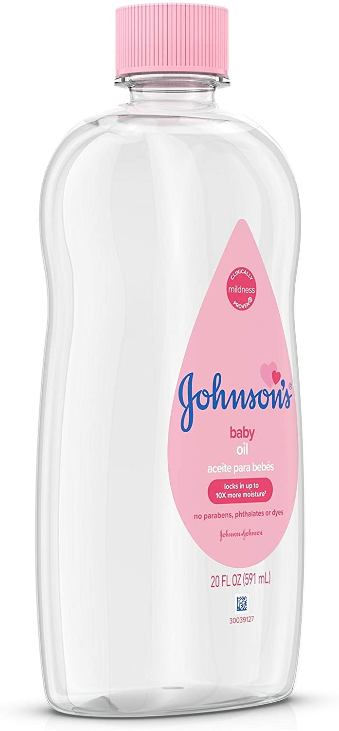 JOHNSON'S Baby Oil 20 oz (Pack of 4)