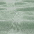 thumbnail image 5 of Pacific Coast Textiles Trefoil Filigree 6-Piece Cotton Adult Bath Towel Set, Sage, 5 of 5