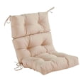 thumbnail image 2 of LOVIVER Outdoor Seat Back Chair Cushion All Seasonal Balcony Spring Summer Chair Pad Khaki, 2 of 8