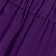 thumbnail image 5 of Women's Wide Leg Pants with Elastic Waist, Lightweight Breathable Loose Trousers for Summer Casual Beach Vacation, Flowy Palazzo, 5 of 7