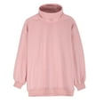 thumbnail image 3 of Womens Tops under $10!Homenesgenics Long Sleeve Shirts for Women Pack Oversized Sweatshirts Cowl Neck Casual Loose Fall Pullover Tunic Tops with Pockets Pink XL, 3 of 5