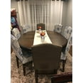 thumbnail image 3 of 6 x Soft Spandex Fit Stretch Short Dining Room Chair Covers with Printed Pattern, Banquet Chair Seat Protector Slipcover for Home Party Hotel Wedding Ceremony (Style 5), 3 of 5