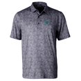 Men's Cutter & Buck Black Charlotte Knights DryTec Pike Constellation