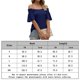 thumbnail image 2 of Camisa de viaje para mujer camiseta informal con cuello en V a la moda para ir de compras (azul marino S) FLhrweasw Para estrenar, 2 of 7