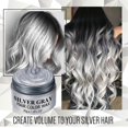 thumbnail image 1 of Silver Gray White Hair Color Wax Pomades 1oz Natural Hair Coloring Wax Cosplay, 1 of 5