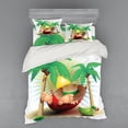 thumbnail image 2 of Ambesonne Beach Bedding Set 3 Pcs, Exotic Summer Paradise, Twin, Multicolor, 2 of 3