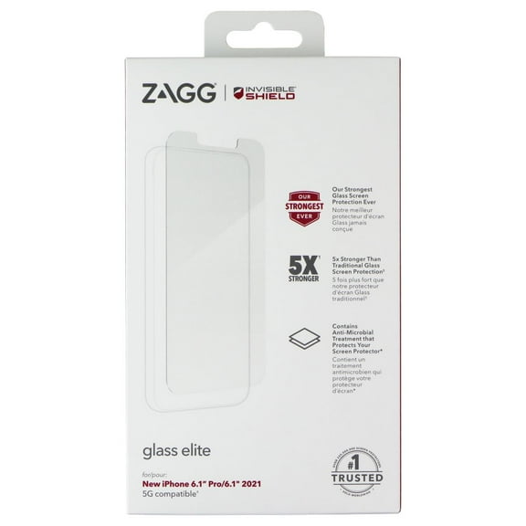 ZAGG Glass Elite Screen Protector for Apple iPhone 14/13 Pro/13