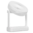 thumbnail image 1 of Mini Fan, Wall Mounted Desktop Fan Rotating Shake Head 3 Speed With Night Light For Home Bedroom Office, 1 of 8