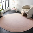 thumbnail image 2 of SAFAVIEH Cape Cod Richmal Geometric Cotton Area Rug, Blue/Pink, 7' x 7' Round, 2 of 7