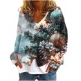 thumbnail image 2 of Chaqueta informal de manga larga sin capucha para mujer, cárdigan estampado a la moda, chaqueta informal de moda, camiseta de manga larga con cuello en V, chaqueta informal de manga larga con capucha,, 2 of 5